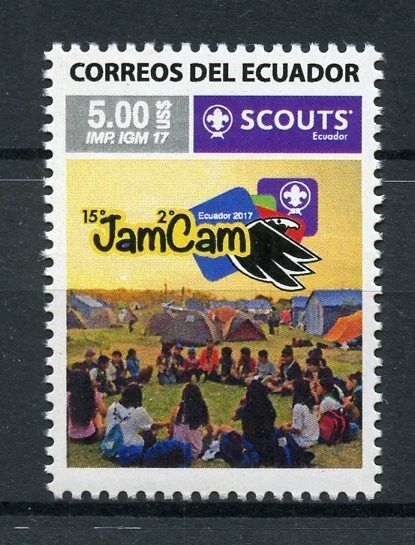 Ecuador 2017 MNH JamCam Ecuador 1v Set Scouts Scouting Stamps