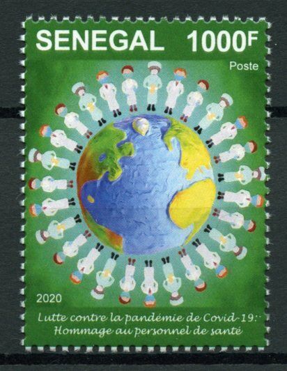 Senegal 2020 MNH Medical Stamps Fight Against Corona Frontline Workers Covid Covid-19 1v Set
