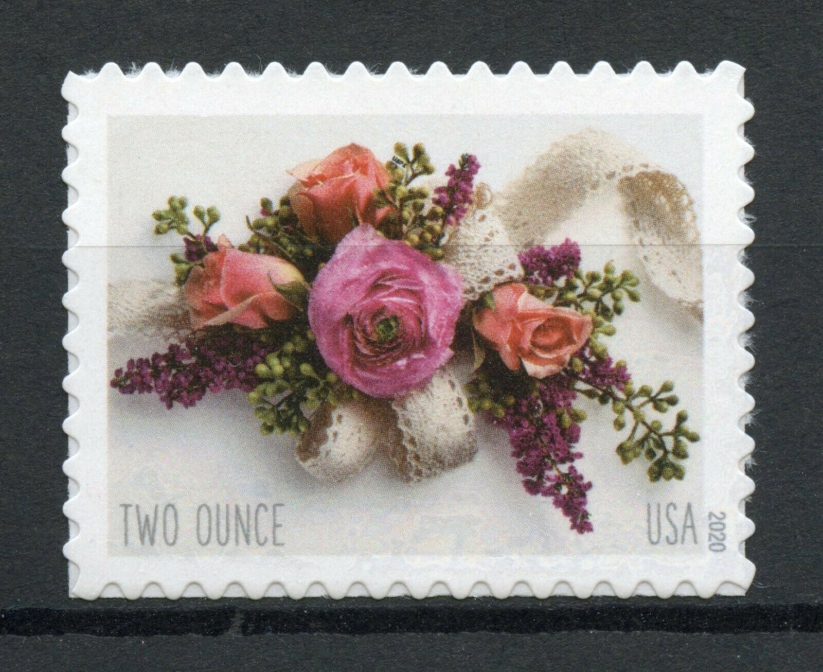 USA Flowers Stamps 2020 MNH Corsage Bouquet Floral Decoration 1v S/A Set