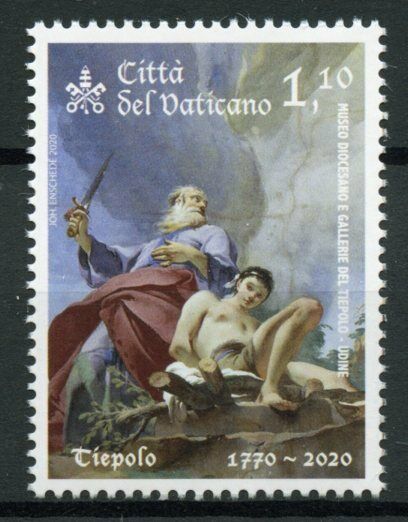 Vatican City Art Stamps 2020 MNH Giamattista Tiepolo Memorial Paintings 1v Set