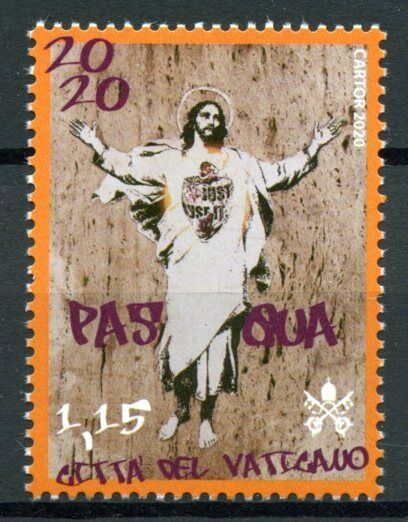 Vatican City Easter Stamps 2020 MNH Jesus Christ Religion 1v Set