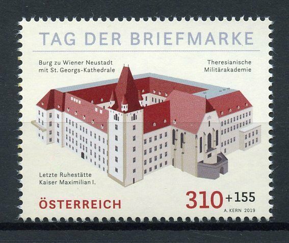 Austria Castles Stamps 2019 MNH Day of Stamp Wiener Neustadt Castle 1v Set
