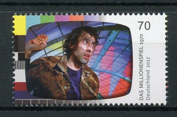Germany 2017 MNH Das Millionenspiel 1970 TV Television 1v Set Stamps