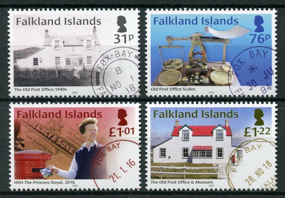 Falkland Islands 2018 MNH Postal Services Stamps Fox Bay Post Office 4v Set