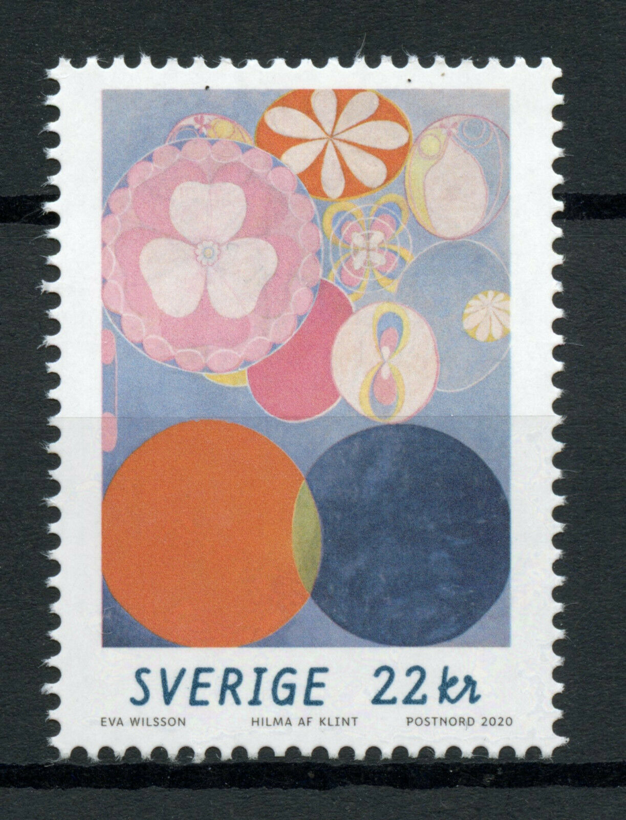 Sweden Abstract Art Stamps 2020 MNH Hilma af of Klint Paintings 1v Set