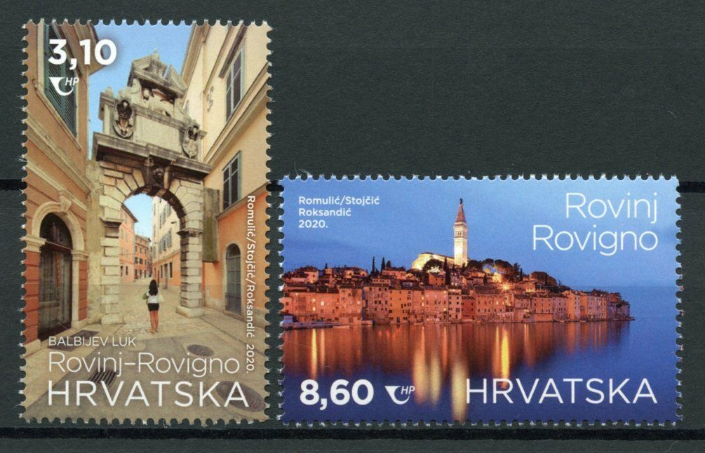 Croatia Landscapes Stamps 2020 MNH Rovinj Rovigno Architecture Churches 2v Set