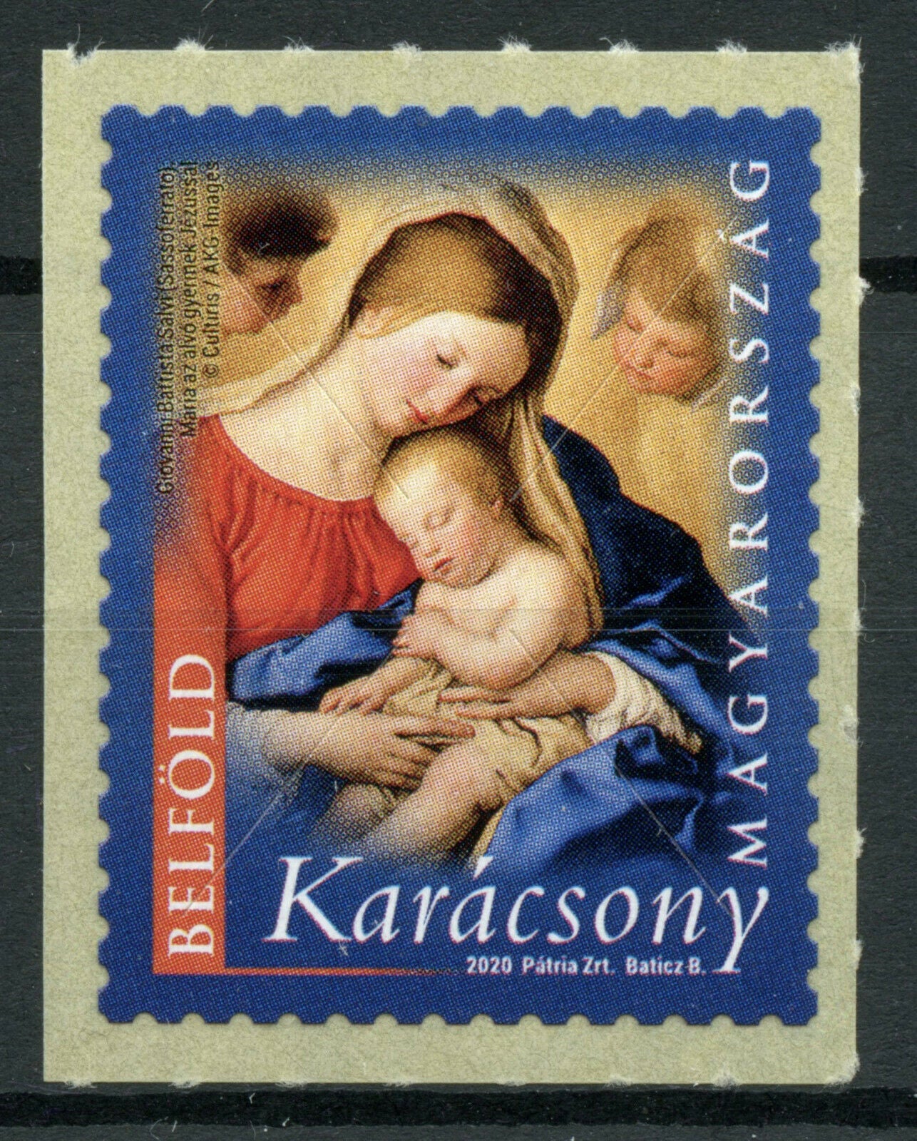 Hungary Christmas Stamps 2020 MNH Madonna & Child Mary Jesus 1v S/A Set