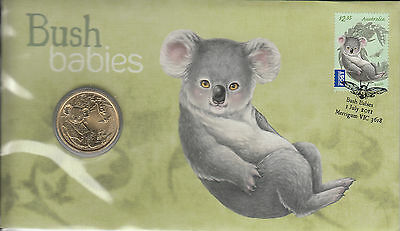 Australia 2011 PNC Bush Babies Koala Postal Numismatic Cover 1v $1 Coin