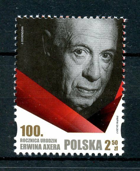 Poland 2017 MNH Erwin Axer 100th Birth Anniv 1v Set Writers Theatre Drama Stamps