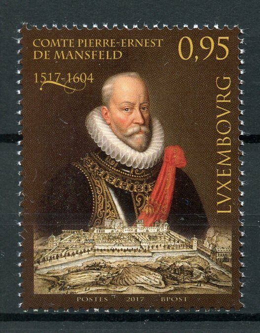 Luxembourg 2017 MNH Count Pierre-Ernest Peter-Ernest of Mansfeld 1v Set Stamps