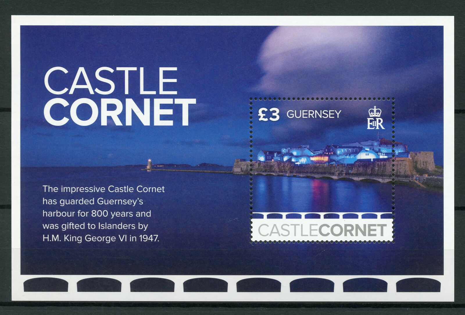 Guernsey 2017 MNH Castle Cornet Europa Castles 1v M/S Architecture Stamps
