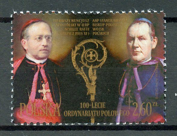 Poland Military Stamps 2019 MNH Field Ordinance 100 Years Army Priests 1v Set