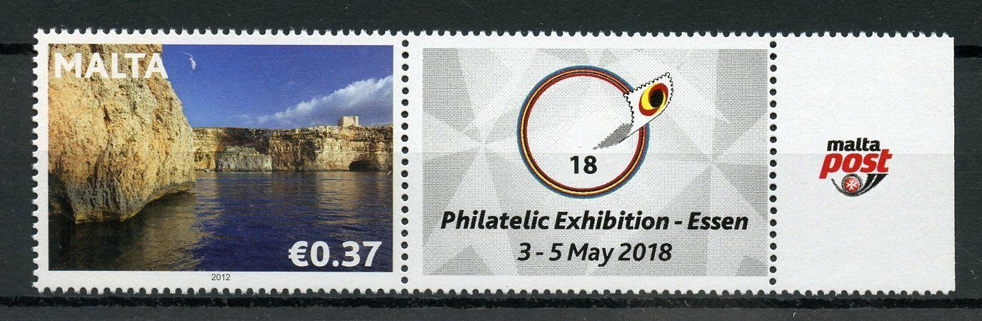 Malta 2018 MNH Essen Philatelic Exhib 1v Set + Label Tourism Architecture Stamps