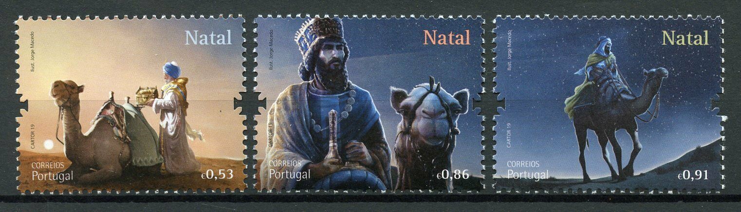Portugal Christmas Stamps 2019 MNH Three Wise Men 3v Set