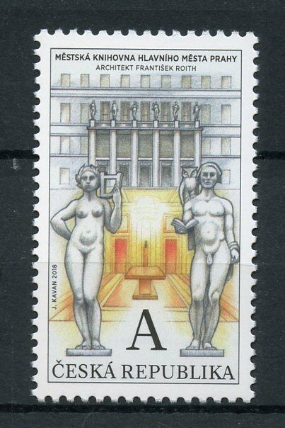 Czech Rep 2018 MNH Libary of Prague Frantisek Roith 1v Set Architecture Stamps