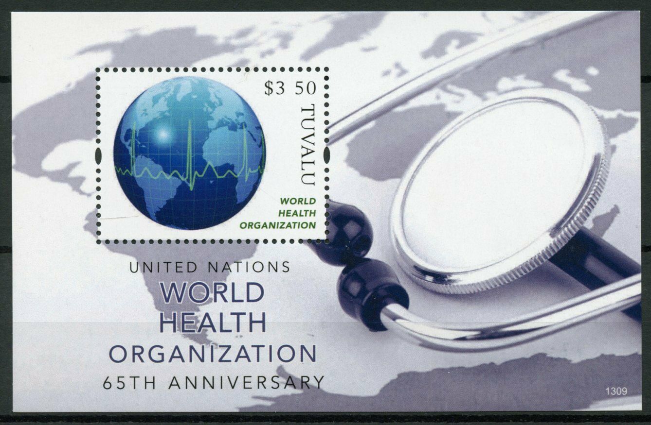 Tuvalu Medical Stamps 2013 MNH UN United Nations World Health Org WHO 1v S/S