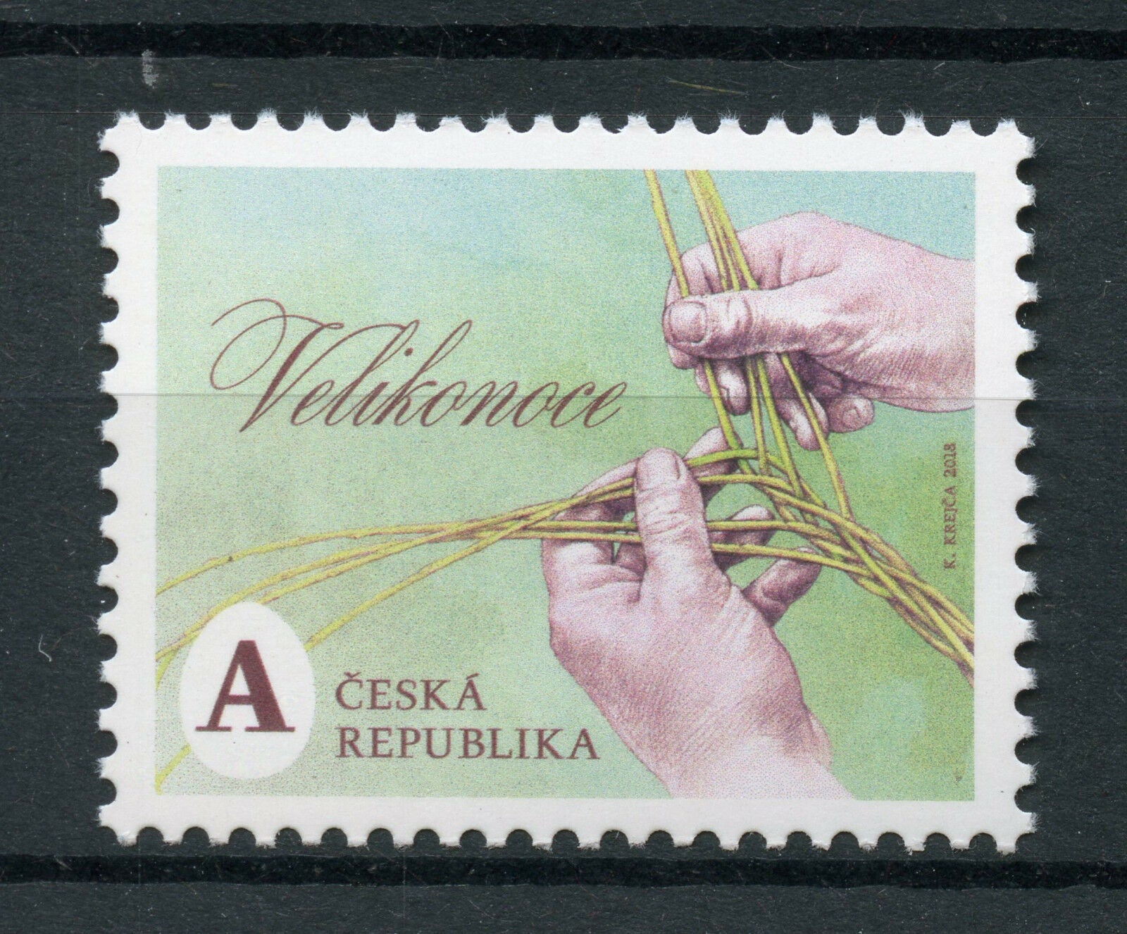 Czech Republic 2018 MNH Easter 1v Set Plants Nature Religion Stamps