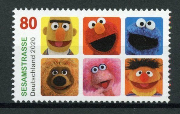 Germany Stamps 2020 MNH Sesame Street TV Series Bert Ernie Elmo 1v Set