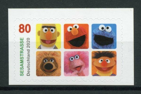 Germany Stamps 2020 MNH Sesame Street TV Series Bert Ernie Elmo 1v S/A Set
