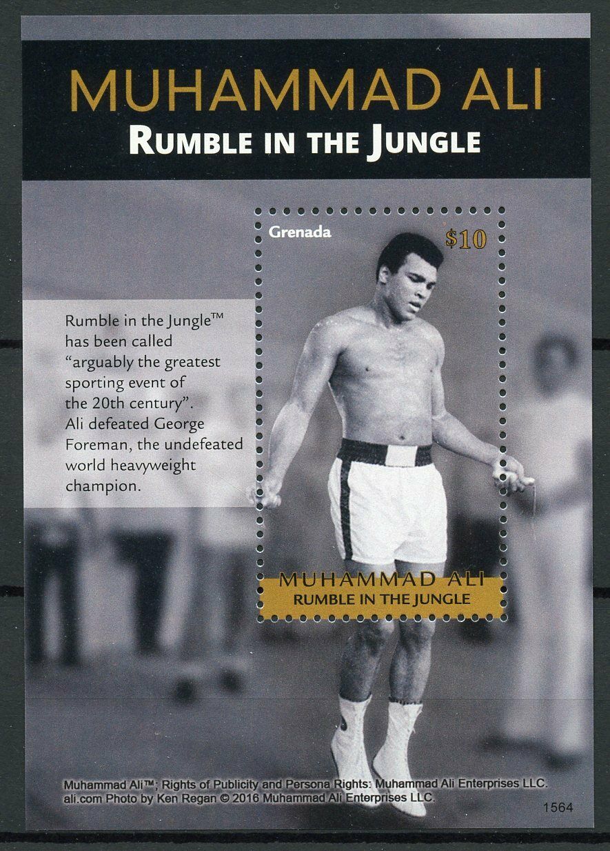 Grenada 2015 MNH Boxing Stamps Muhammad Ali Rumble in Jungle Sports 1v S/S