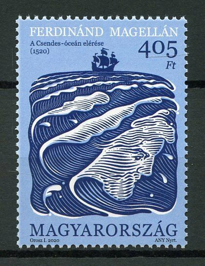 Hungary Ships Stamps 2020 MNH Ferdinand Magellan Pacific Exploration 1v Set