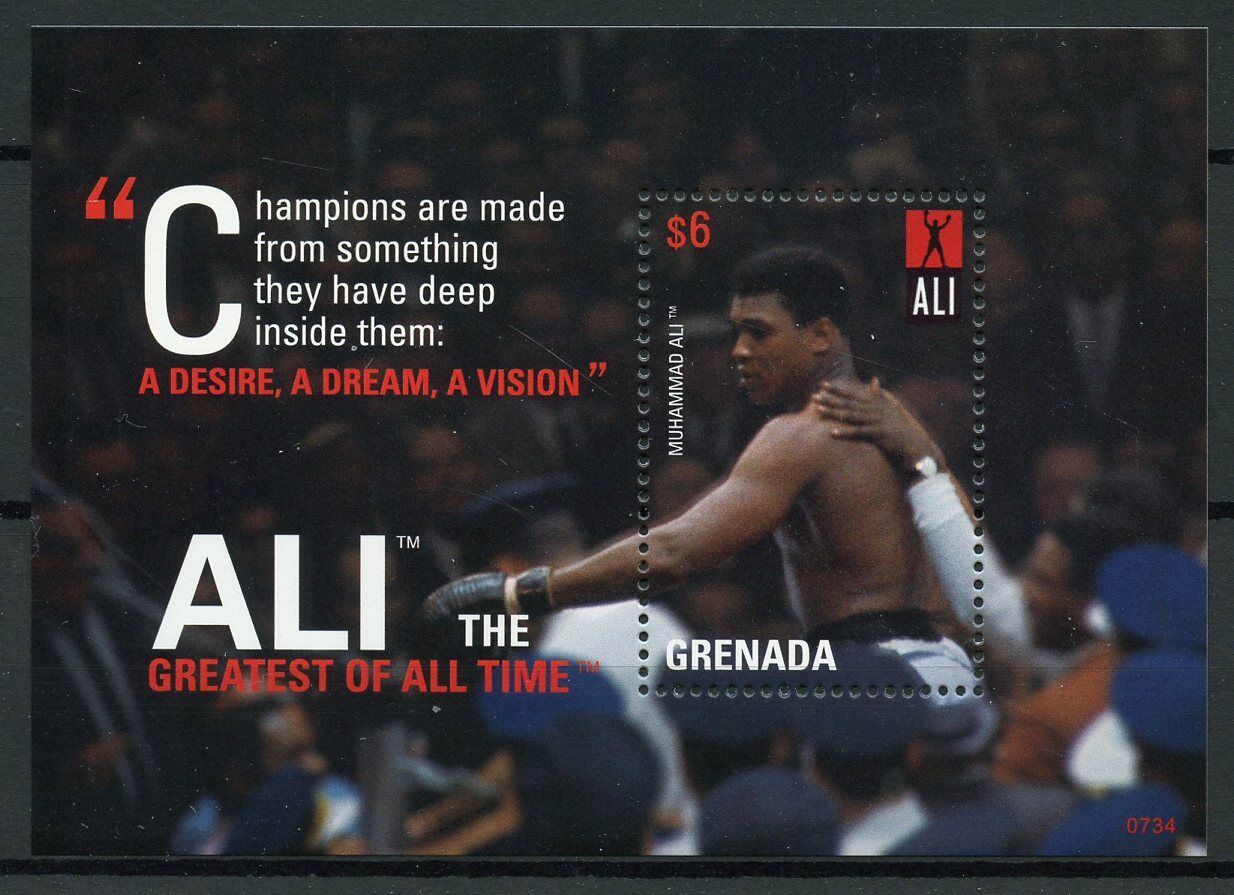 Grenada 2007 MNH Boxing Stamps Muhammad Ali Famous People Sports 1v S/S I
