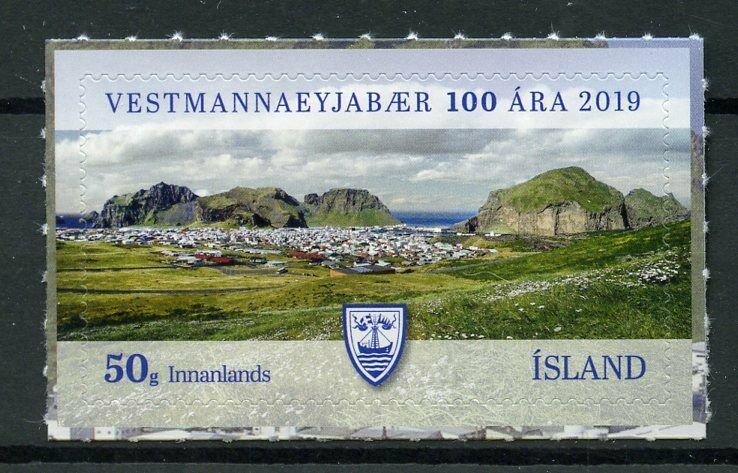 Iceland 2019 MNH Vestmannaeyjar Municipality 1v S/A Tourism Landscapes Stamps
