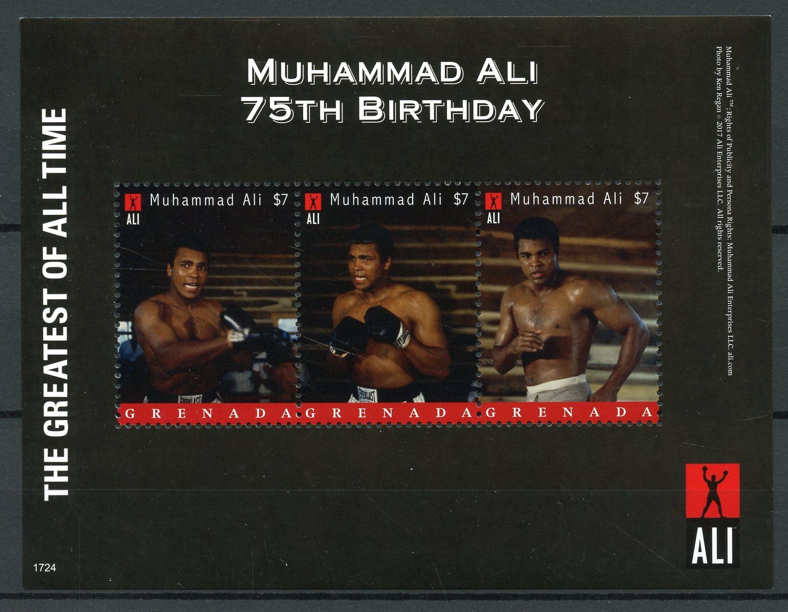 Grenada 2017 MNH Boxing Stamps Muhammad Ali 75th Birthday Sports 3v M/S