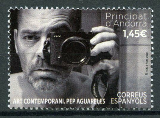 Spanish Andorra Art Stamps 2020 MNH Pep Aguareles Photography 1v Set