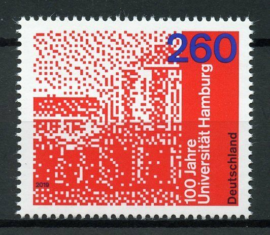 Germany Universities Stamps 2019 MNH Hamburg University Education 1v Set