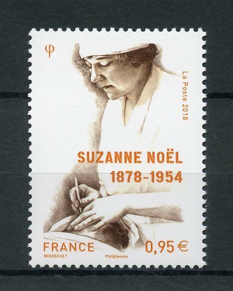 France 2018 MNH WW1 WWI Suzanne Noel Cosmetic Surgeon 1v Set Medical Stamps