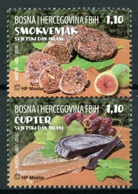 Bosnia & Herzegovina Gastronomy Stamps 2020 MNH World Food Day Cultures 2v Set