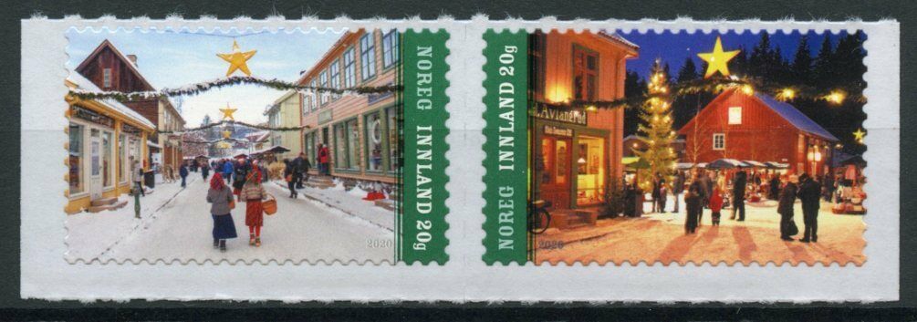 Norway Christmas Stamps 2020 MNH Markets Cultures & Traditions 2v S/A Set