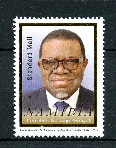 Namibia 2015 MNH 3rd President Inauguration HE Dr Hage Geingob 1v Set Stamps