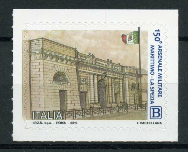 Italy Stamps 2019 MNH La Spezia Military Arsenal Base Architecture 1v S/A Set