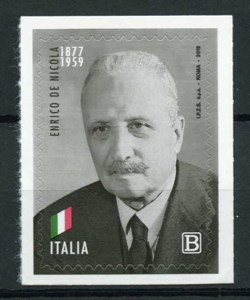 Italy Famous People Stamps 2019 MNH Enrico de Nicola Politicians 1v S/A Set