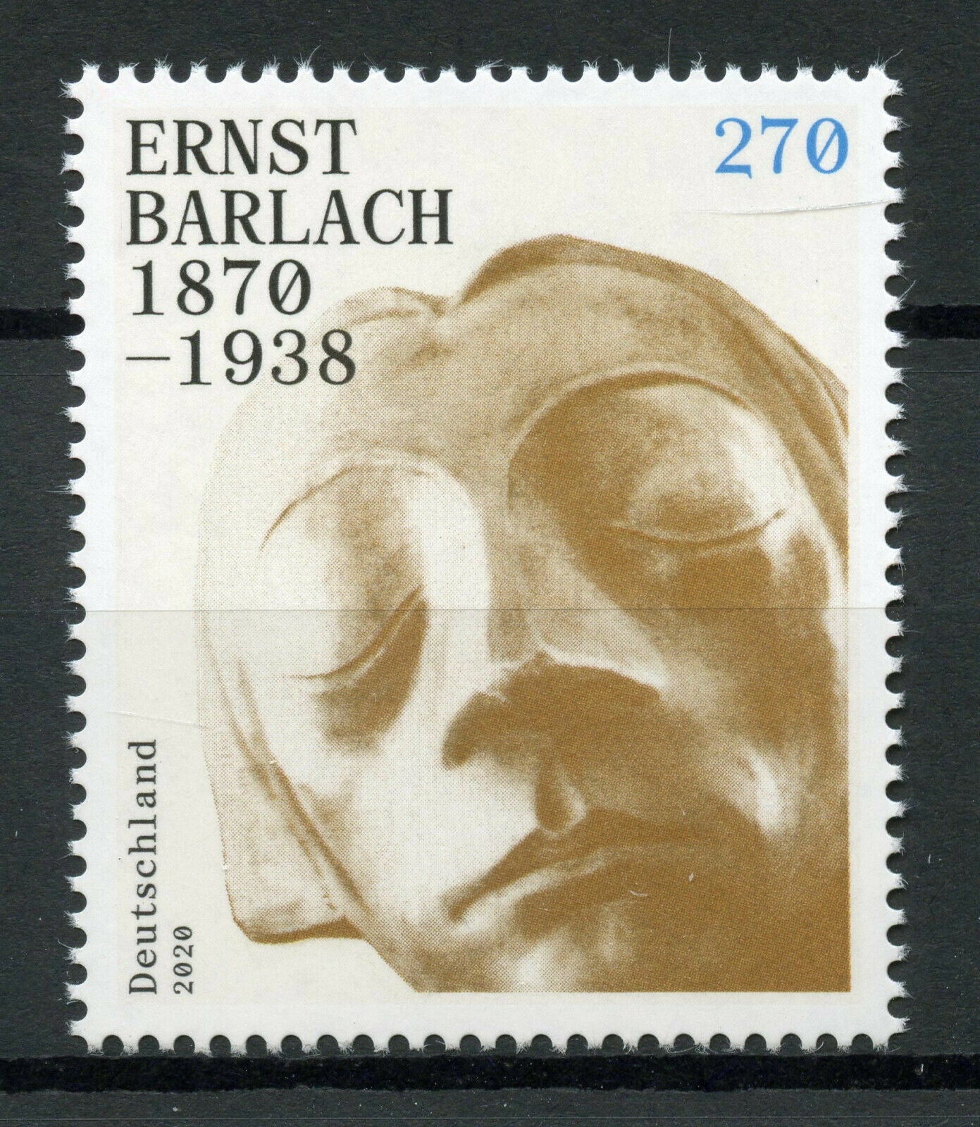 Germany Art Stamps 2019 MNH Ernst Barlach German Sculptor Sculpture 1v Set