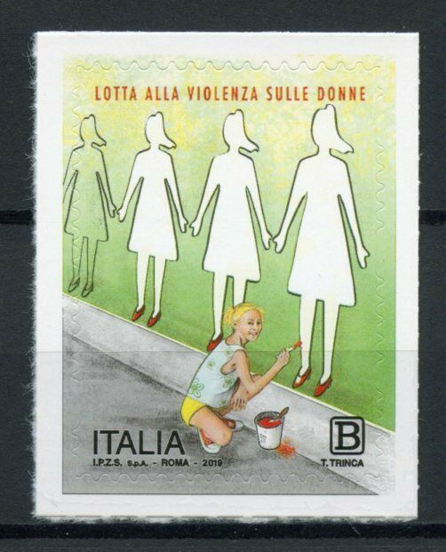 Italy Stamps 2019 MNH Fight Against Violence Against Women 1v S/A Set