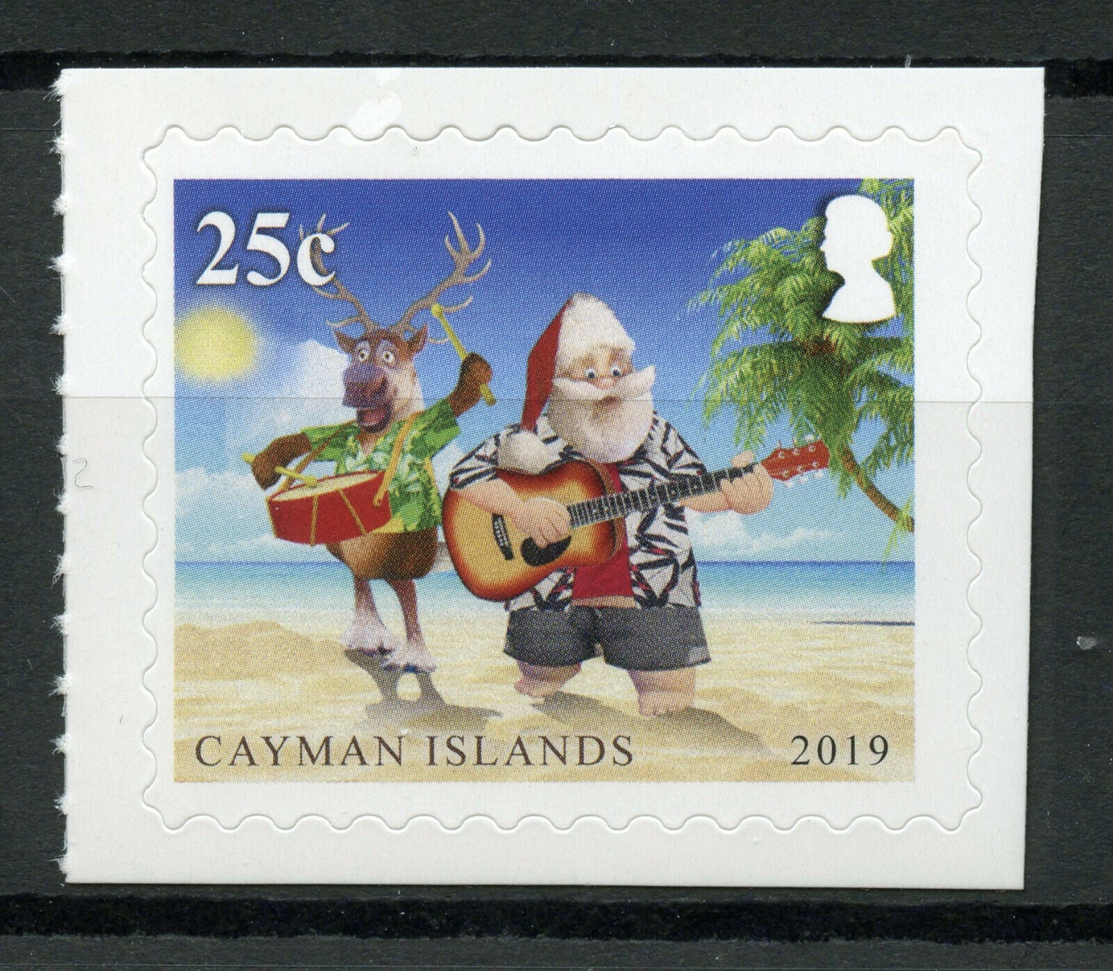 Cayman Islands 2019 MNH Christmas Stamps Santa Reindeer Trees 1v S/A Set