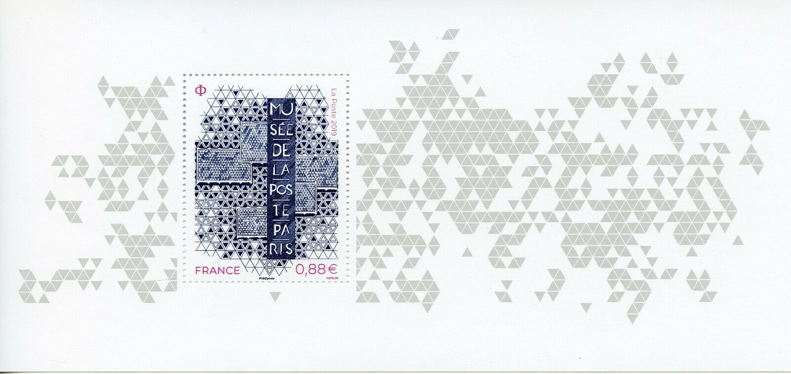 France Stamps 2019 MNH Musee de la Poste Postal Museum 1v MS Philatelic Souvenir