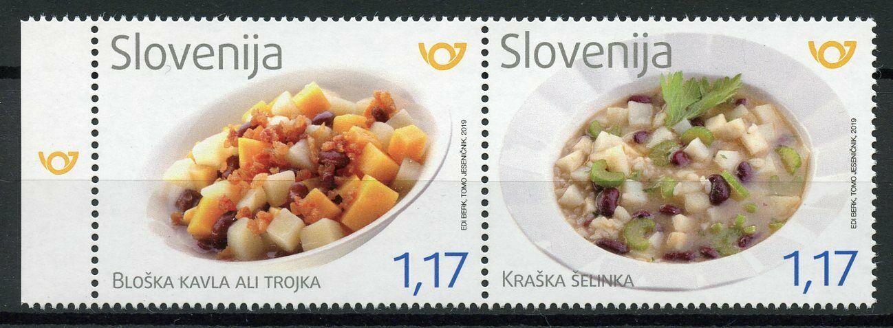 Slovenia Gastronomy Stamps 2019 MNH Kavla Local Dishes Cultures Foods 2v Set