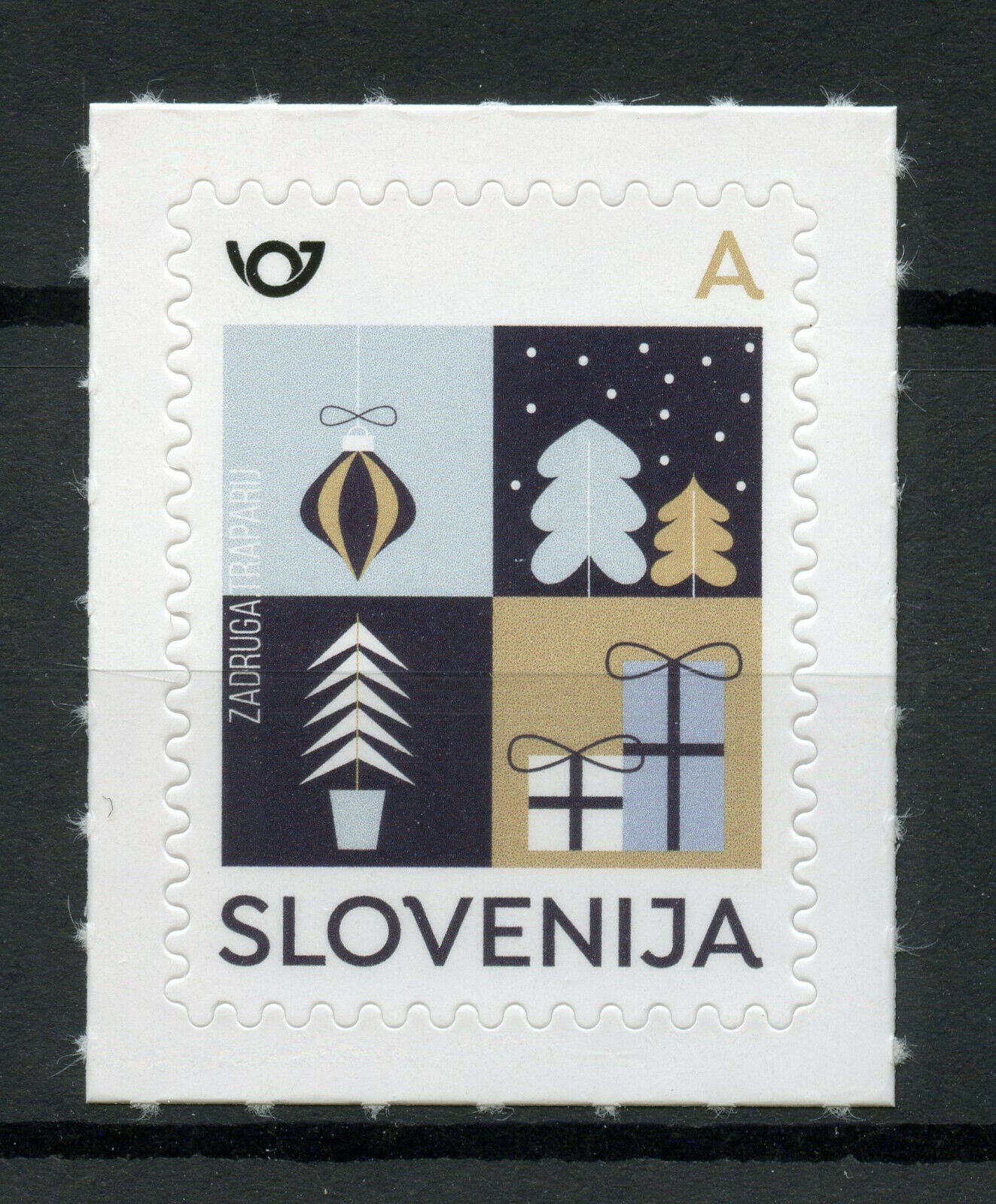 Slovenia Christmas Stamps 2019 MNH New Year Symbols Trees Value A 1v S/A Set