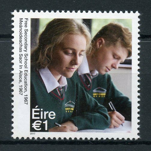 Ireland 2017 MNH Free Secondary School Education 50th Anniv 1v Set Stamps