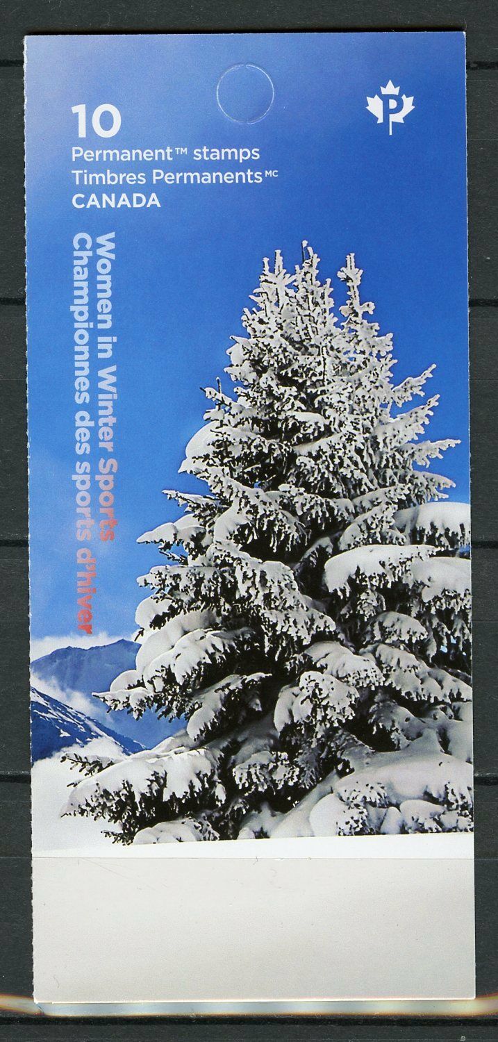 Canada 2018 MNH Women in Winter Sports 10v S/A Booklet Ice Hockey Skiing Stamps