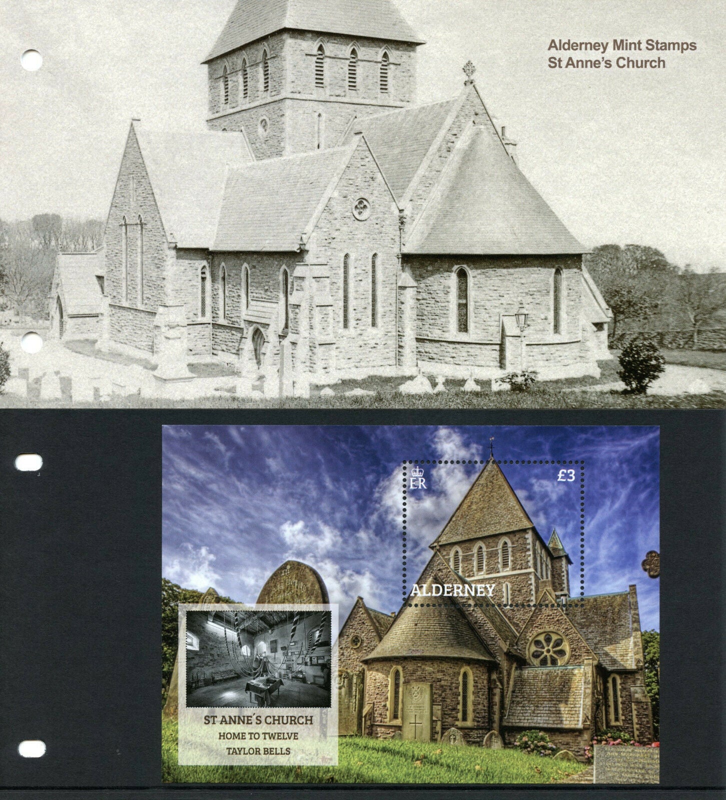 Alderney Churches Stamps 2020 MNH St Anne's Church Architecture 1v M/S Pres Pack