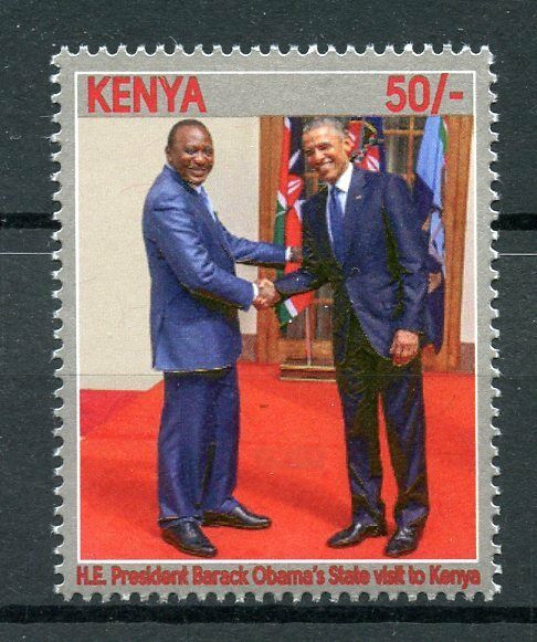 Kenya US Presidents Stamps 2017 MNH President Barack Obama State Visit 1v Set
