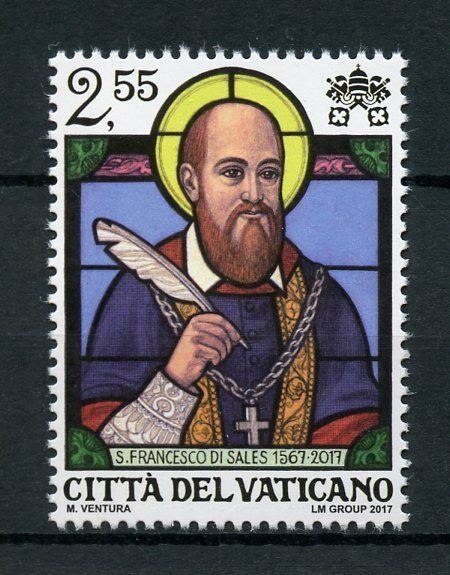 Vatican City 2017 MNH St Francis Di De Sales Bishop of Genova 1v Set Stamps