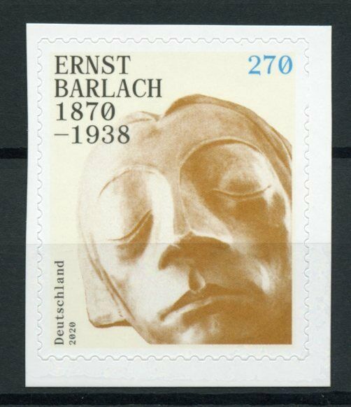 Germany Art Stamps 2019 MNH Ernst Barlach German Sculptor Sculpture 1v S/A Set