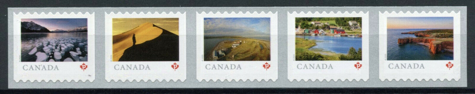 Canada Tourism & Landscapes Stamps 2020 MNH From Far & Wide 5v S/A Coil Strip HZ