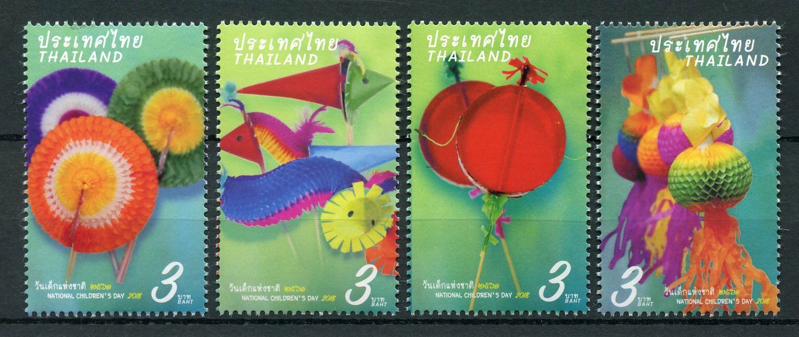 Thailand 2018 MNH National Childrens Day 4v Set Cultures Traditions Stamps